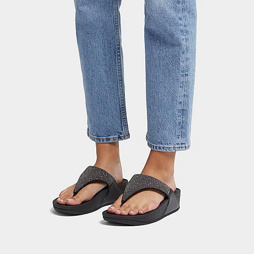 Women s Lulu Microfibre Faux Leather Pu Toe Thongs FitFlop CA