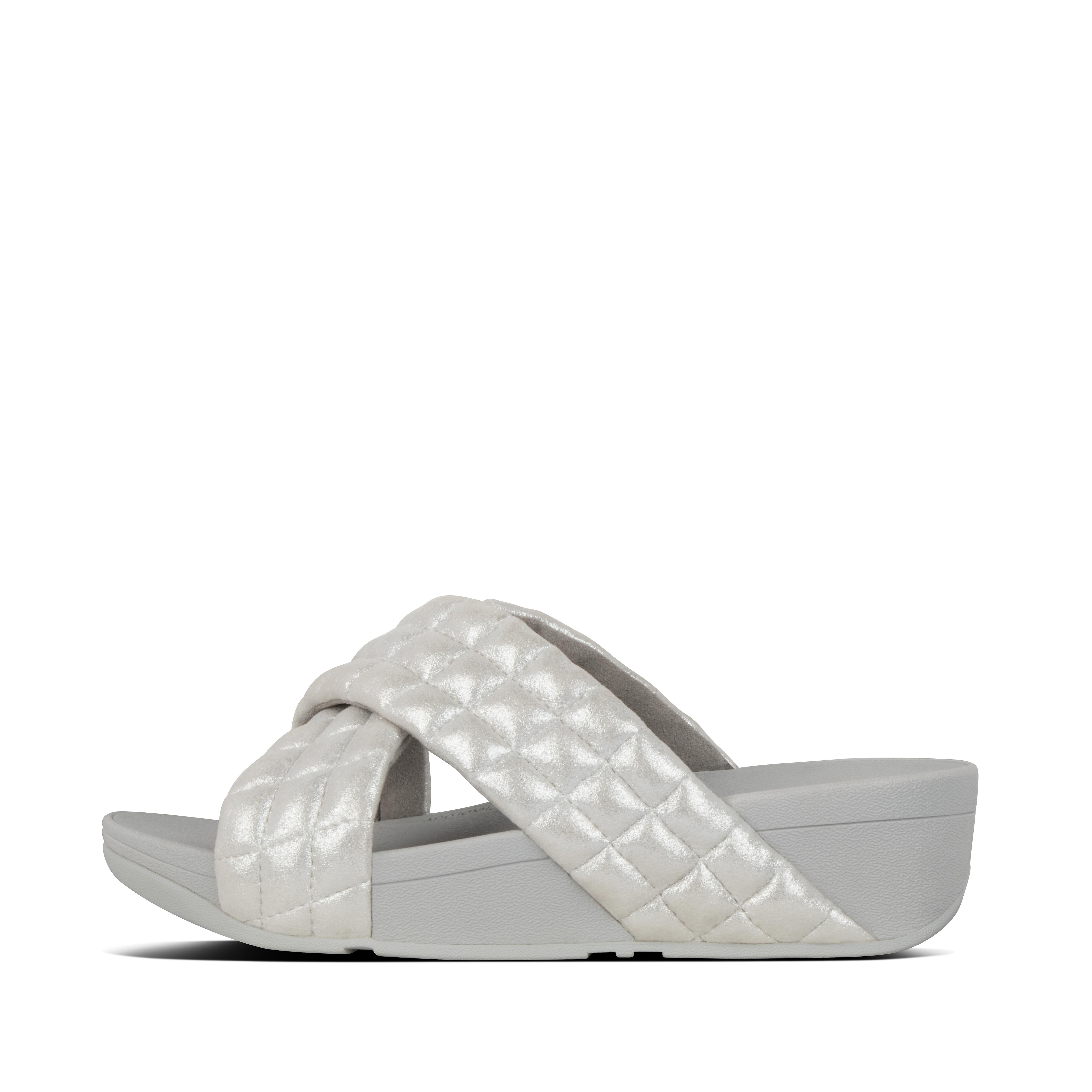 Women s Lulu Suede Slides FitFlop US