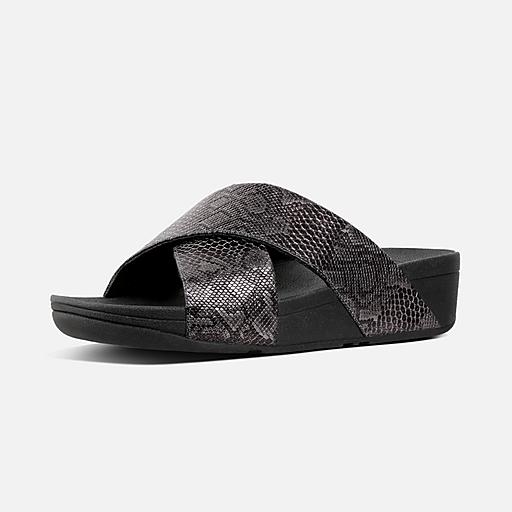 Women s LULU Leather Slides FitFlop EU