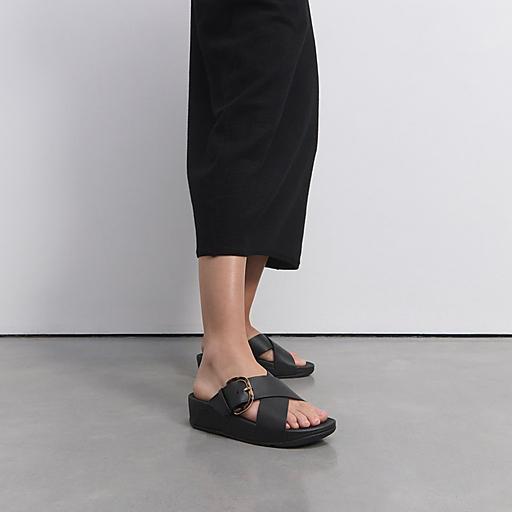 Women's Lulu Leather Slides | FitFlop US