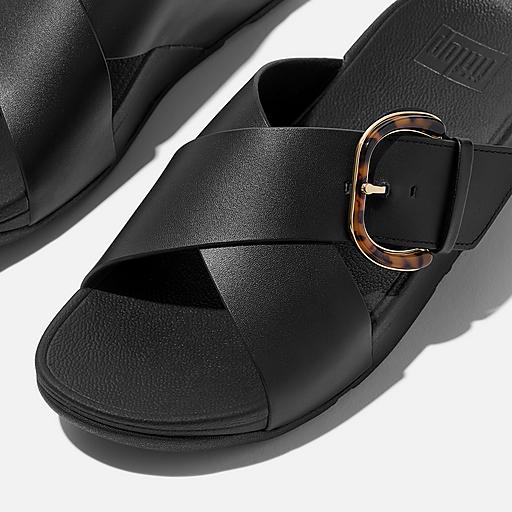 Women's Lulu Leather Slides | FitFlop US