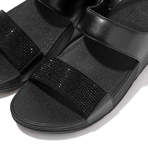 Women's Lulu Microfibre-Faux-Leather Back-Strap-Sandals | FitFlop US