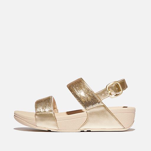 靴 fitflop Lulu Glitter Back-Strap Sandals LULU-SEQUIN-BACK-STRAP-SANDALS