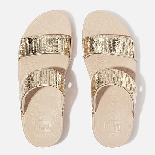 Women's Lulu Sequin-Covered-Fabric-Faux-Leather-Pu-Microfibre