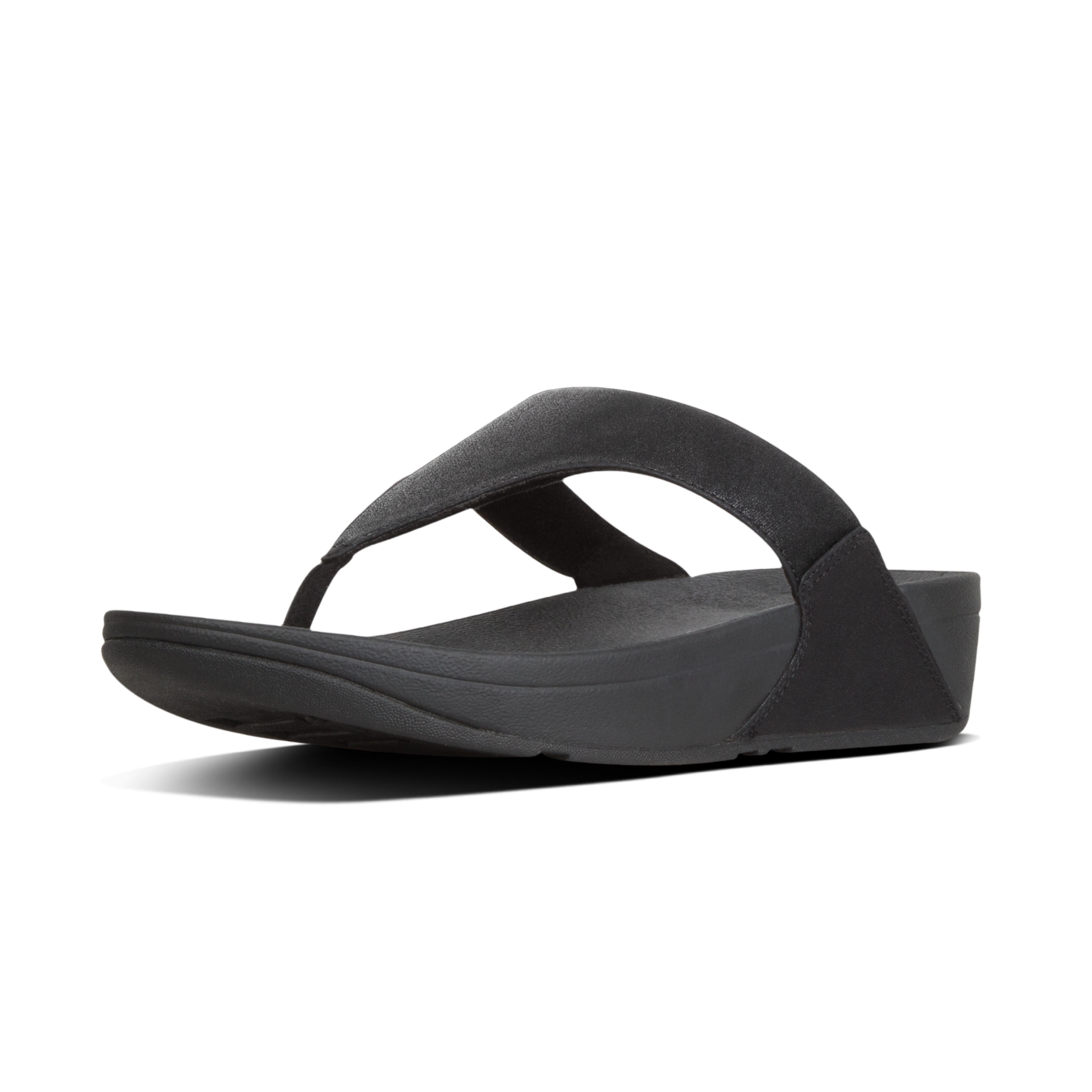 fitflop lulu shimmer black