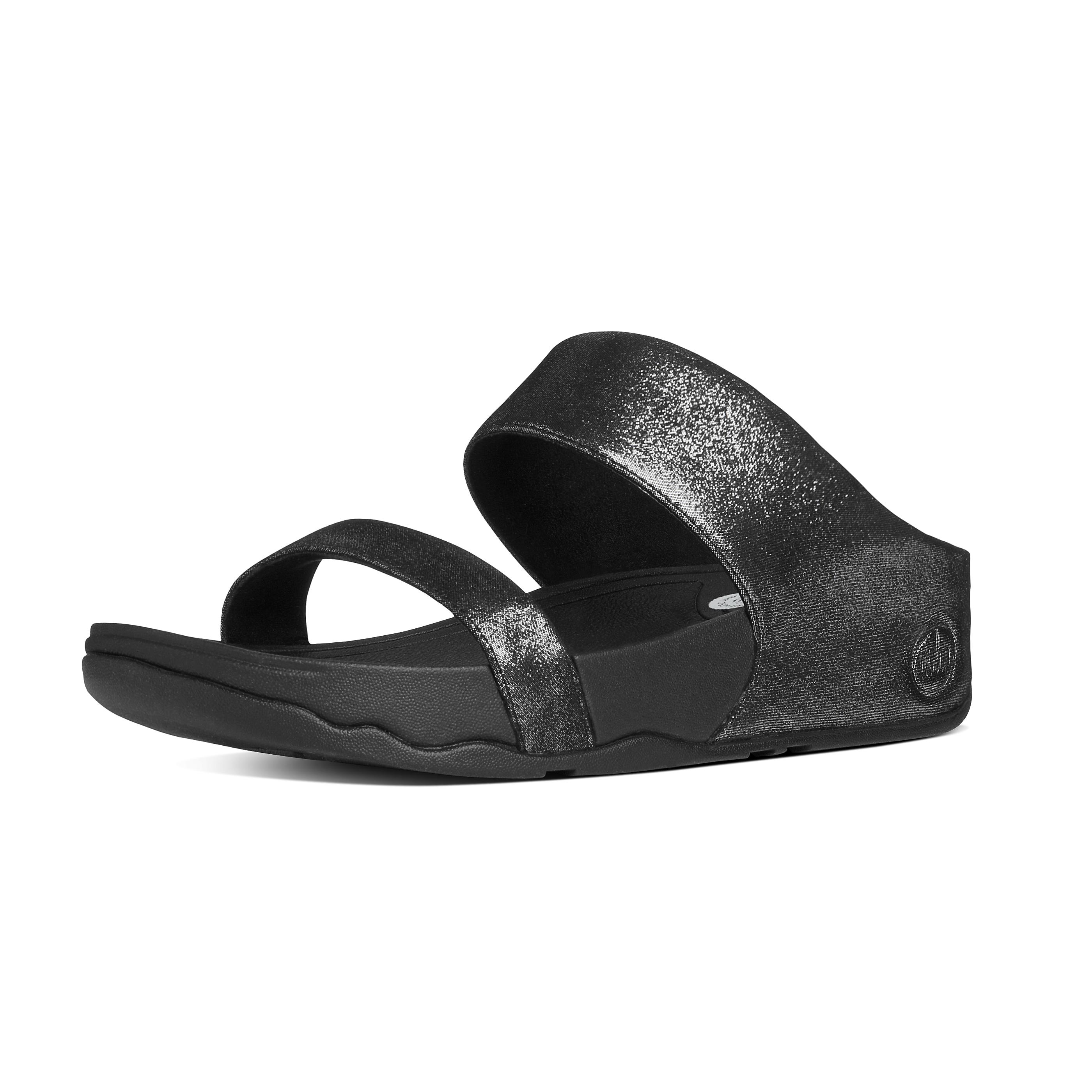 fitflop lulu shimmersuede slide