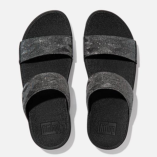 Shops fitflop glitzie slide sandals