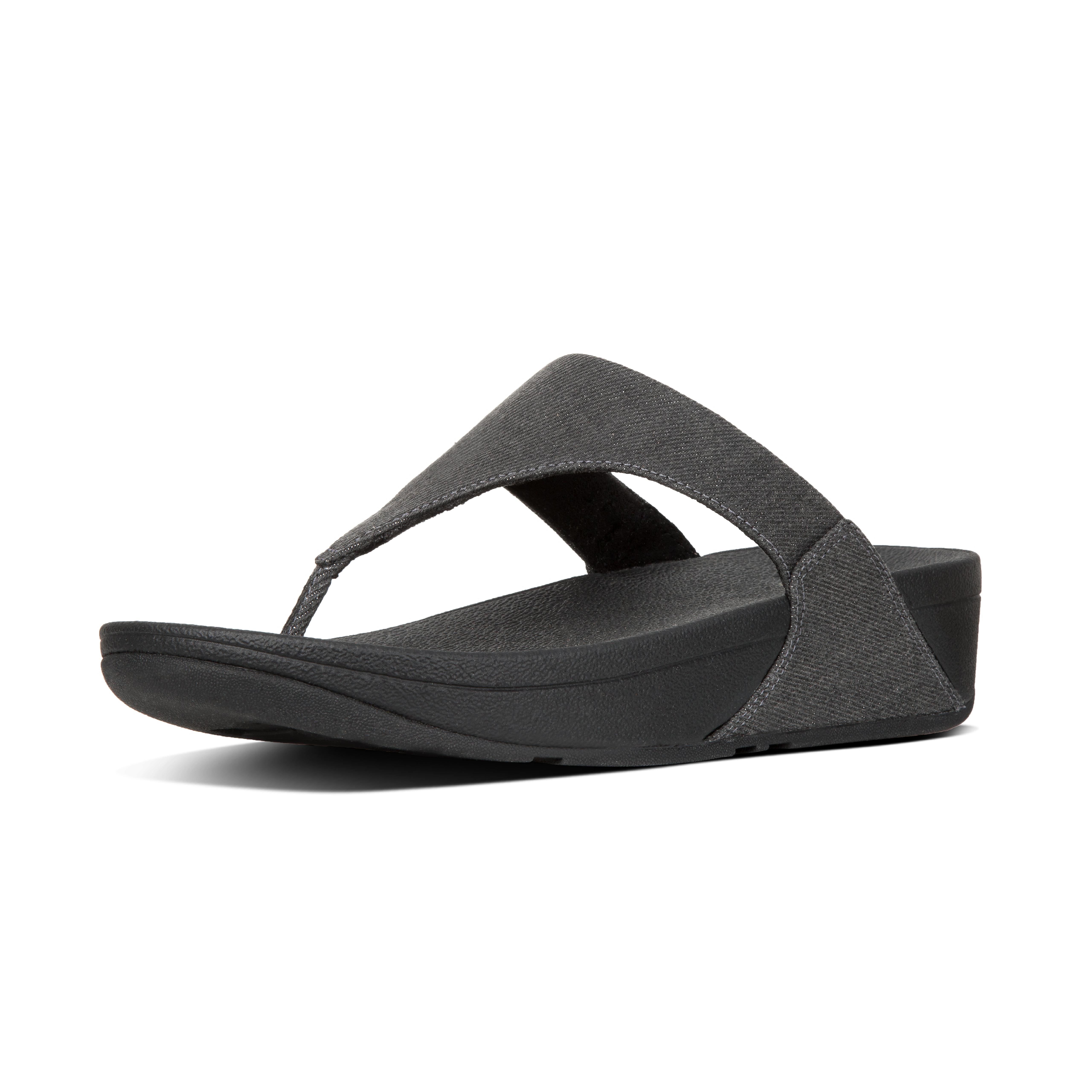 fitflop lulu shimmer black