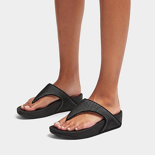 FitFlop Lulu Water-Resistant Padded Toe-Post Sandals - Cordonnerie Rockland