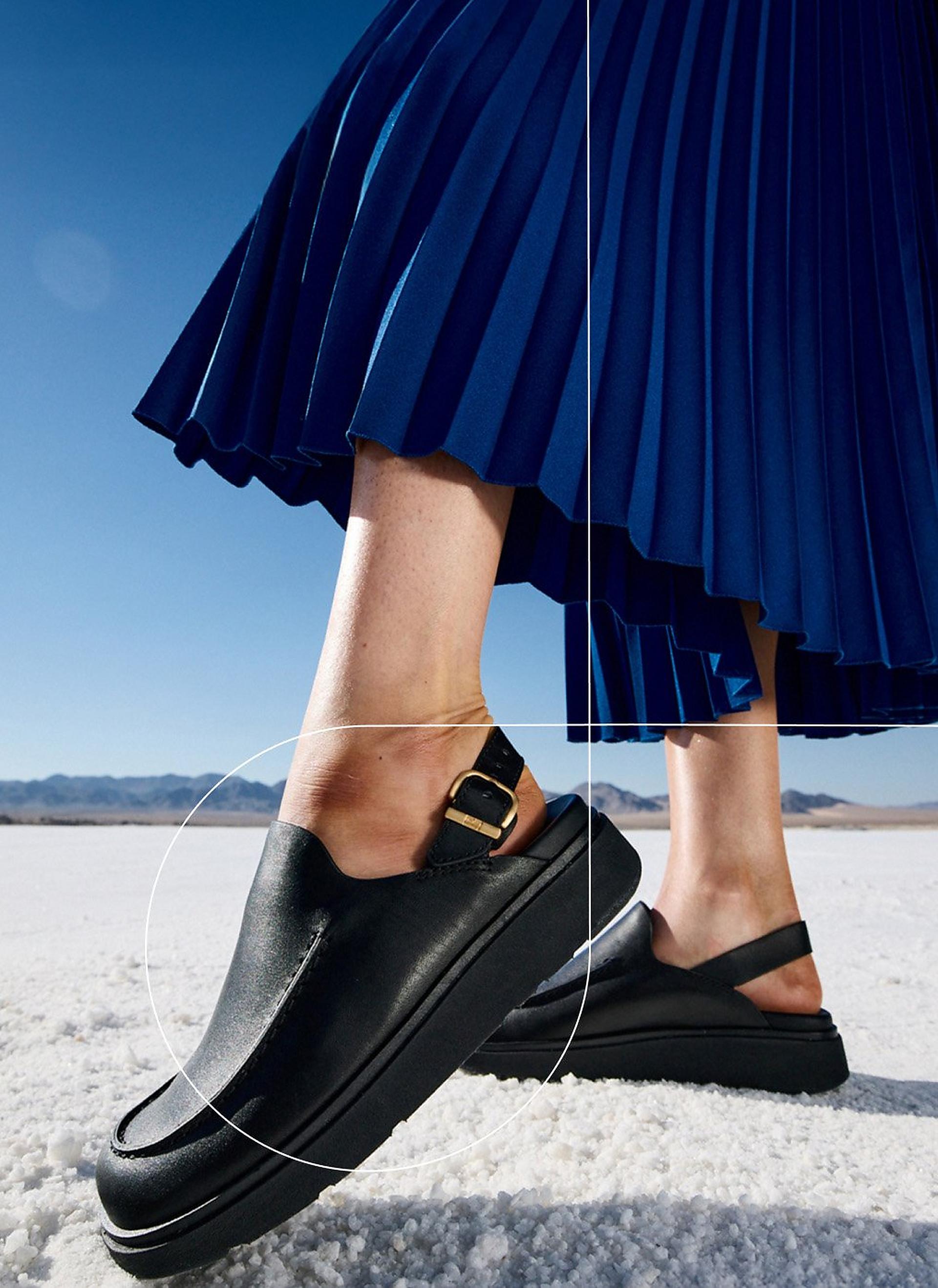 About Us Content Page Featuring the Gen FF Back Strap Shoes