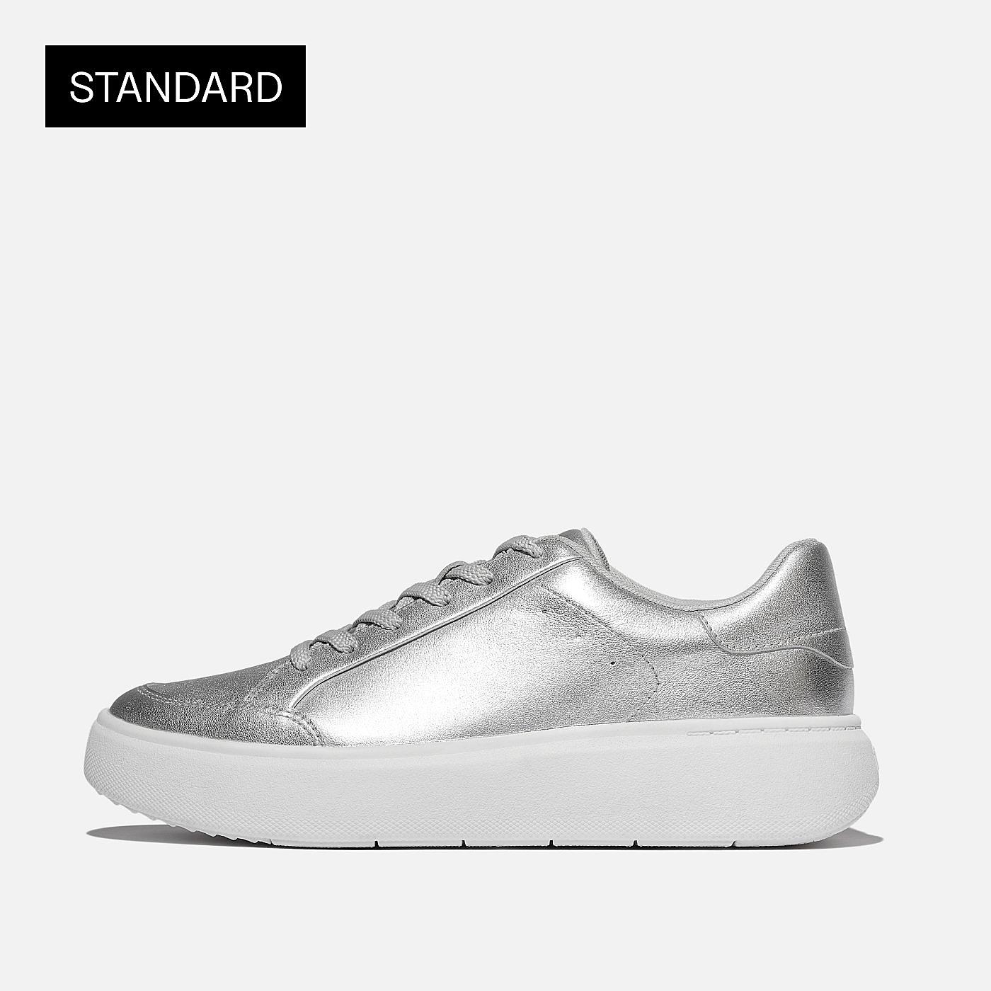 RTG Metallic-Leather Trainers