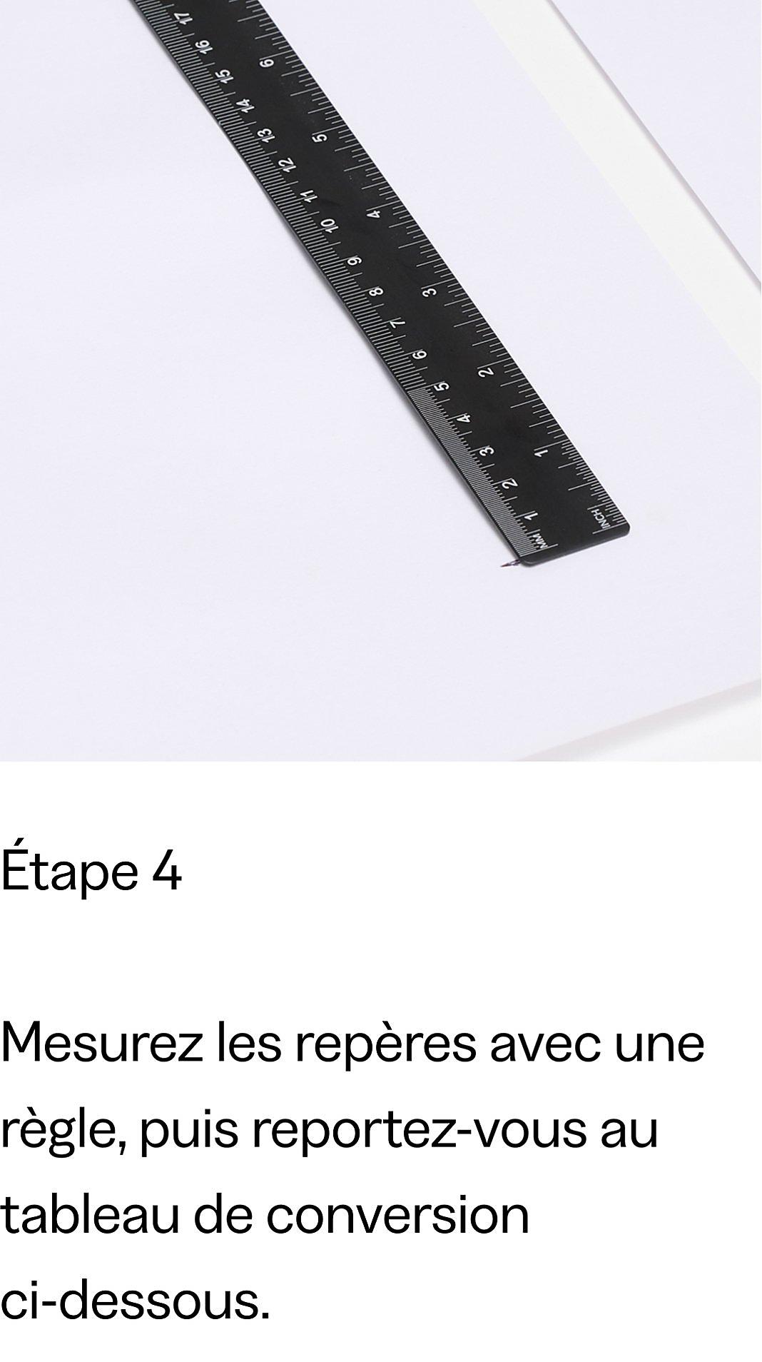Comment mesurer tes pieds avec FitFlop Étape 4