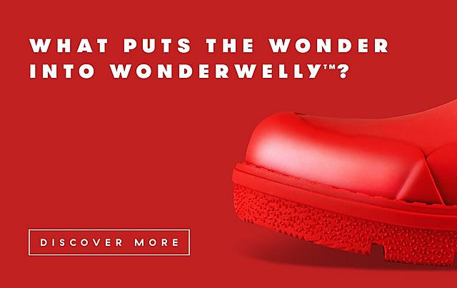 What puts the Wonder into WonderWelly?  Fitflopboot Welly Boot in red. 
