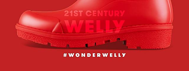 Fitflop WonderWelly, ladies black wellies.