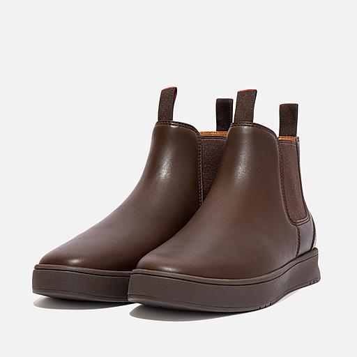 Men s Margan Leather Ankle Boots FitFlop US