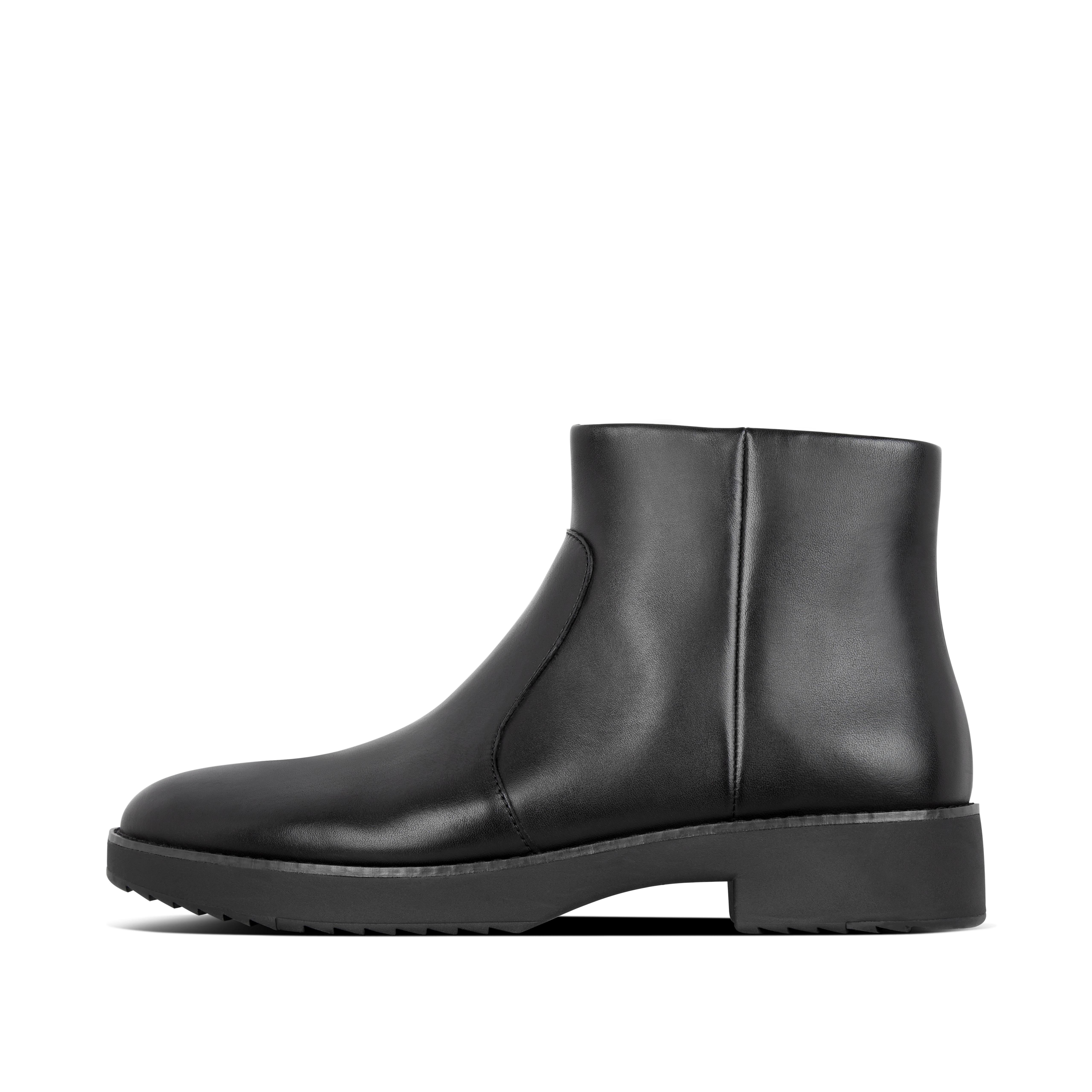 all black ankle boots