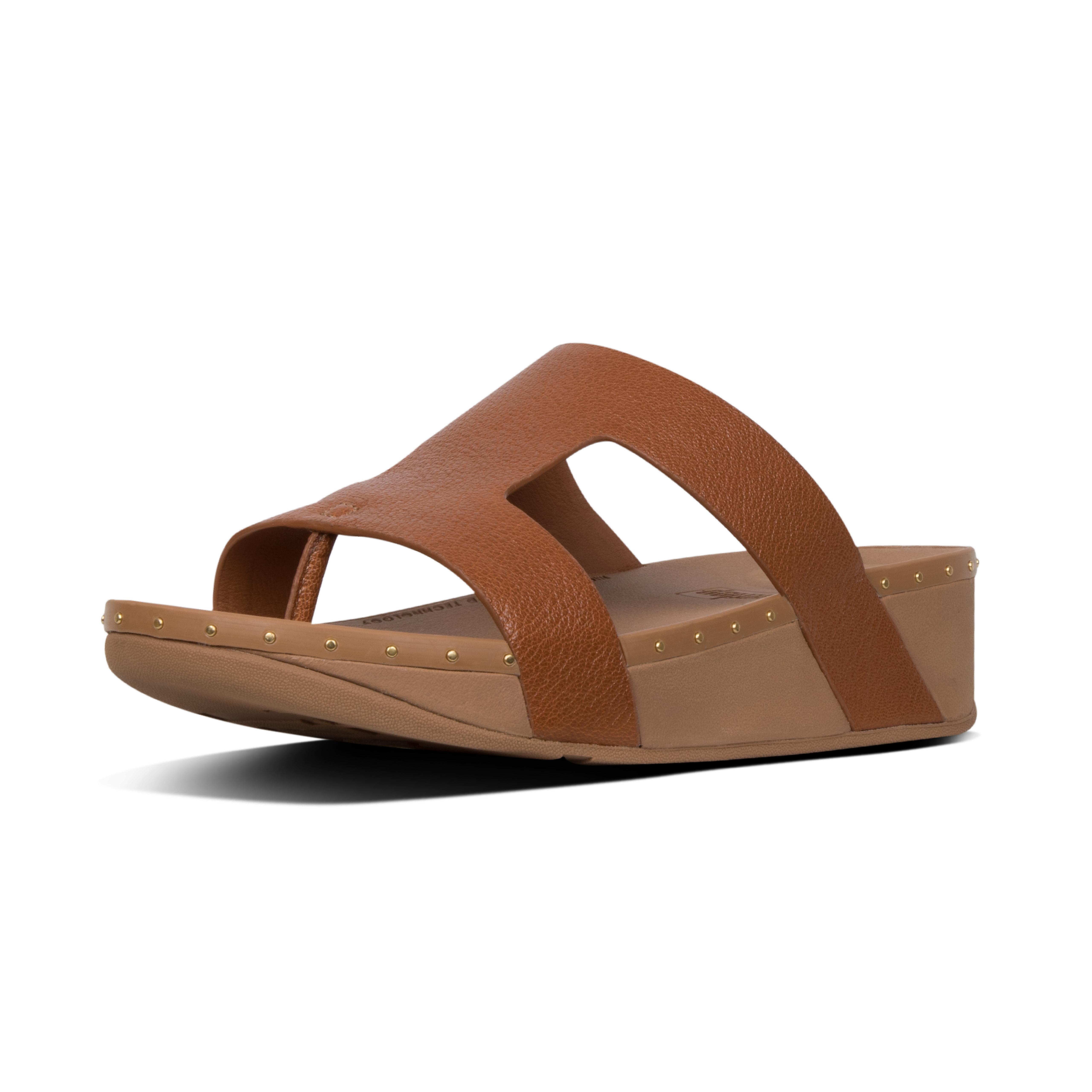 Women s Marli Leather Slides FitFlop US