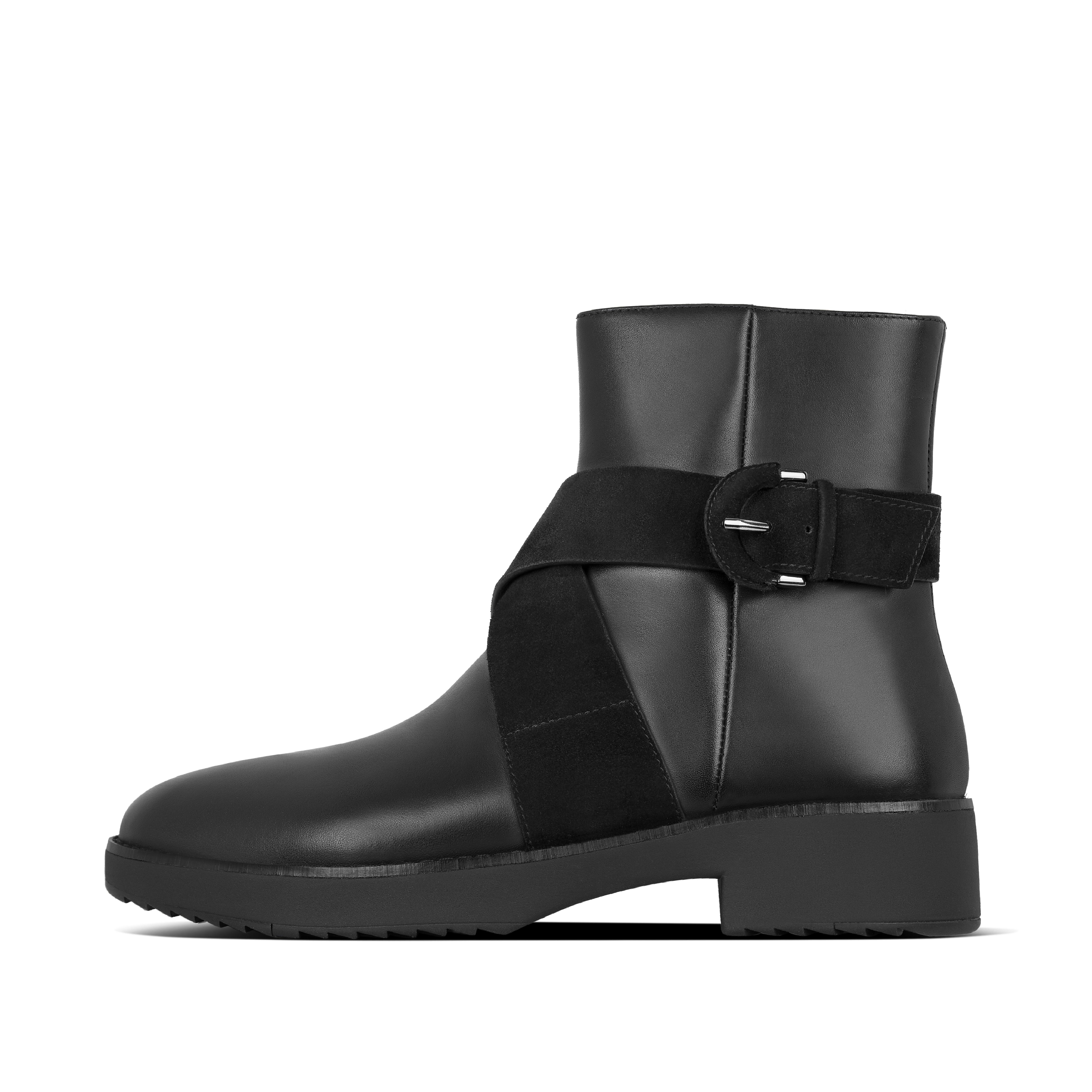 ankle boots with buckles