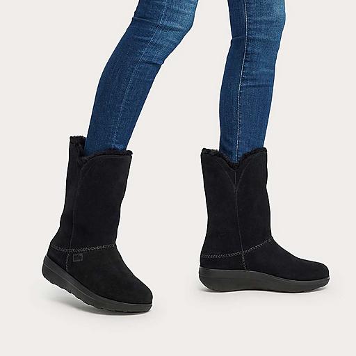 Women s Mukluk Tall Suede Boots FitFlop UK