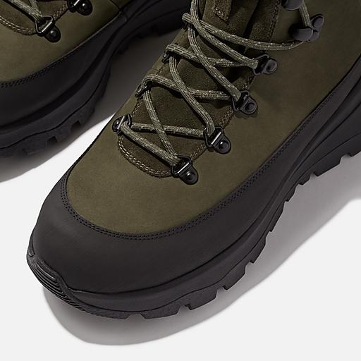 Donna Neo D Hyker Nabuk Camoscio Gomma Stivali FitFlop EU