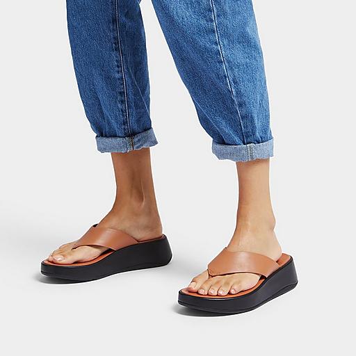 Women's F-Mode Leather Toe-Thongs | FitFlop US