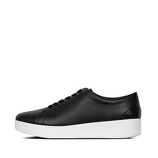 Women's Rally Leather Slip On Skate Sneakers | FitFlop EU