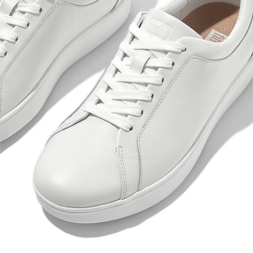 Plain white leather hot sale tennis shoes