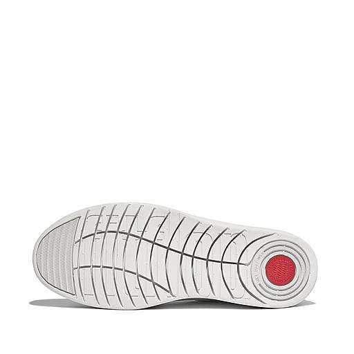 Fitflop white store leather trainers