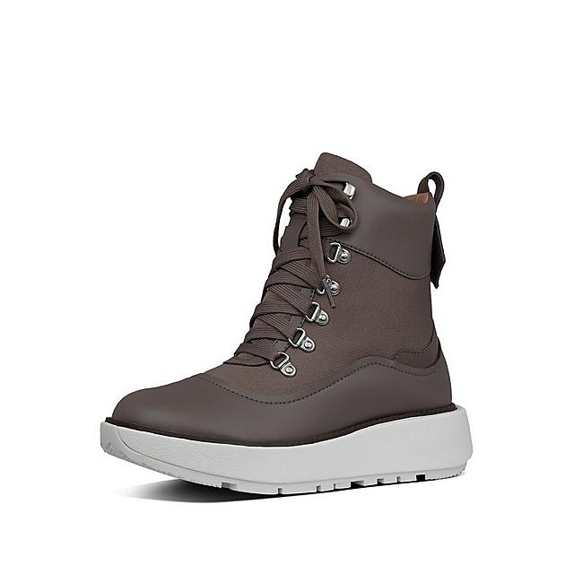 Fitflop Skandi waterproof boots in grey with white base