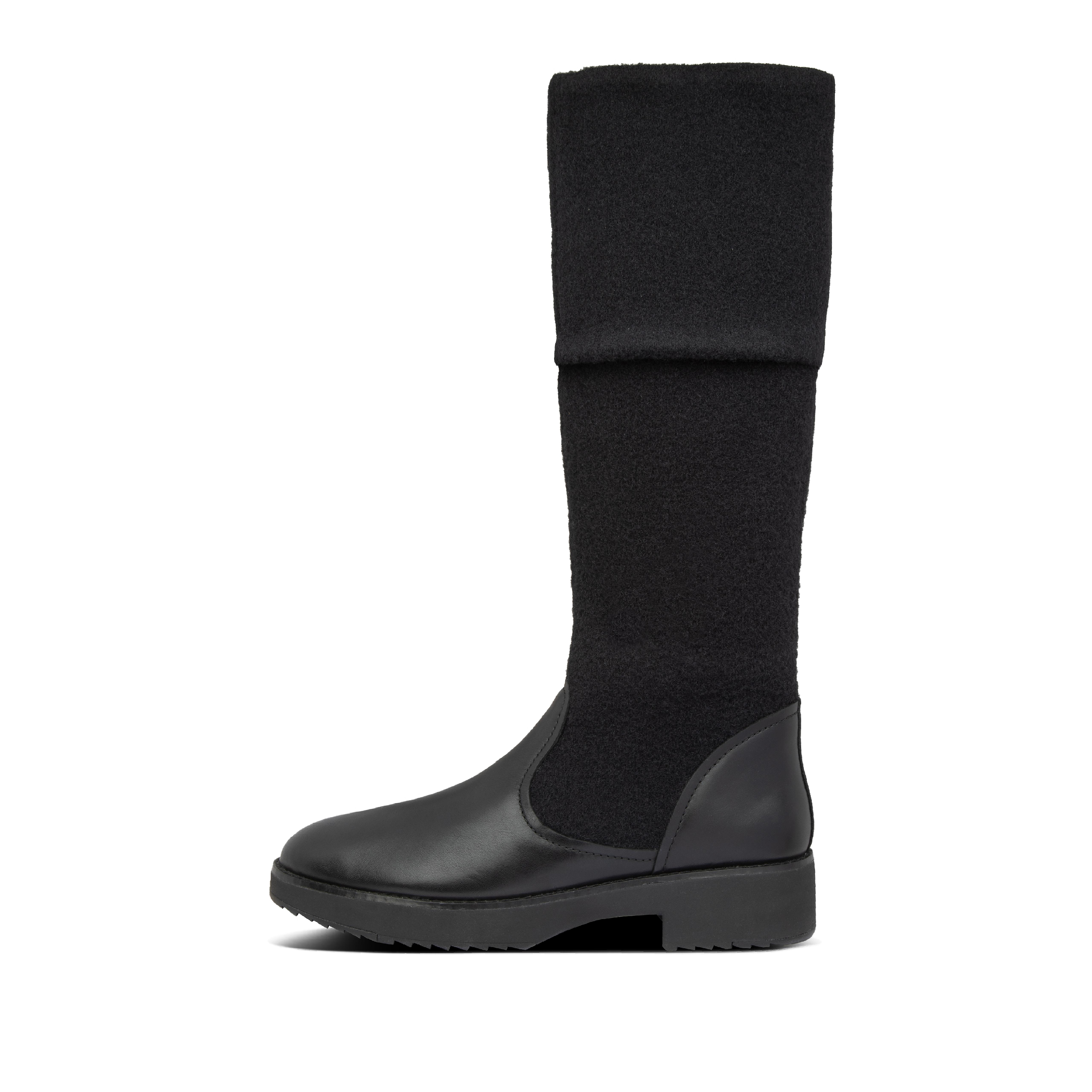 women's black knee high boots