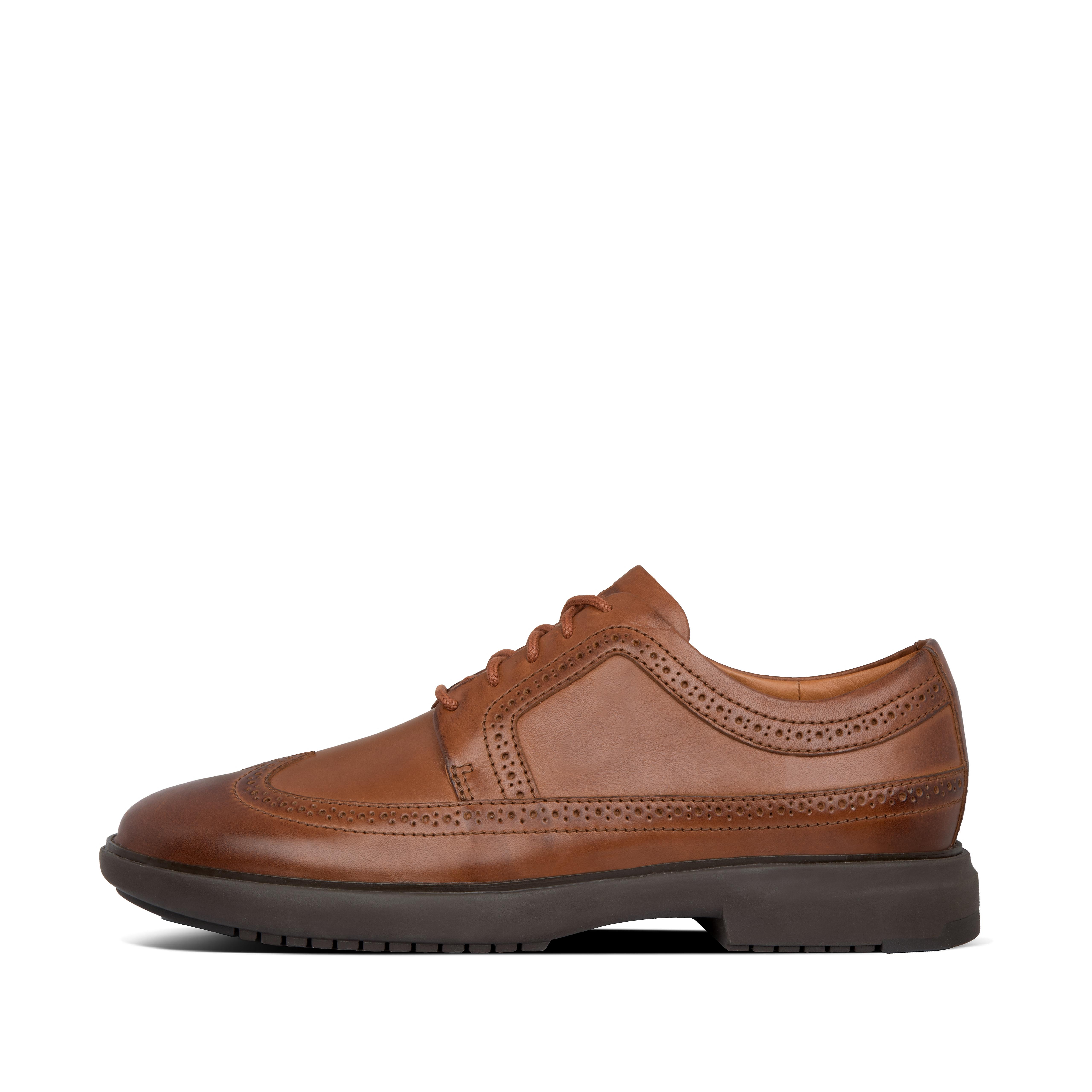 dark tan brogues