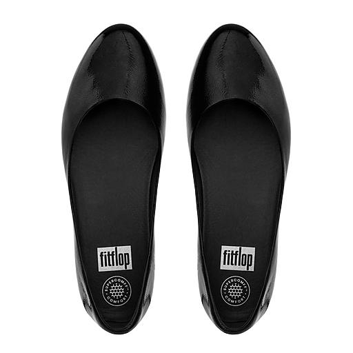 Fitflop black patent on sale shoes