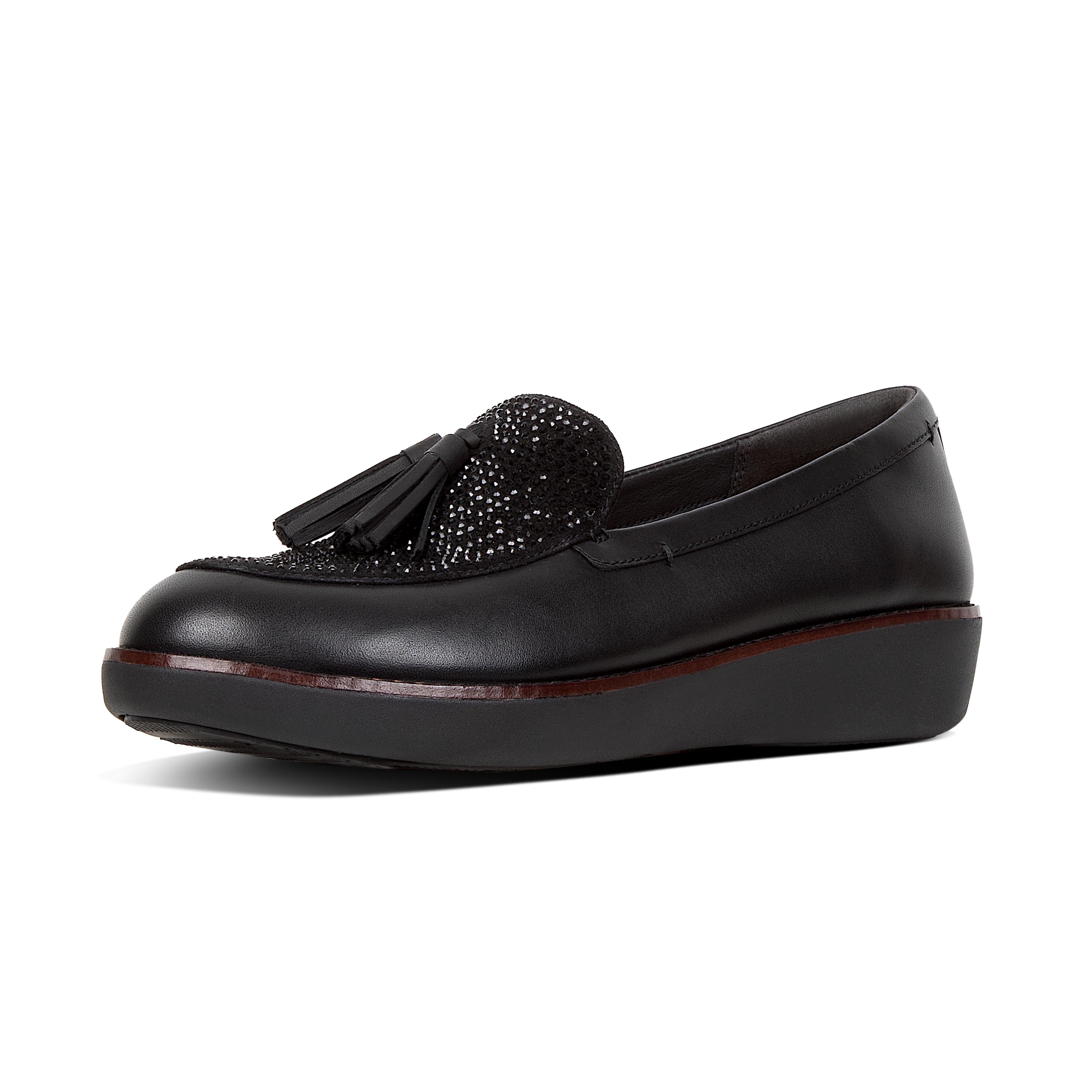 Petrina cheap crystalled loafers