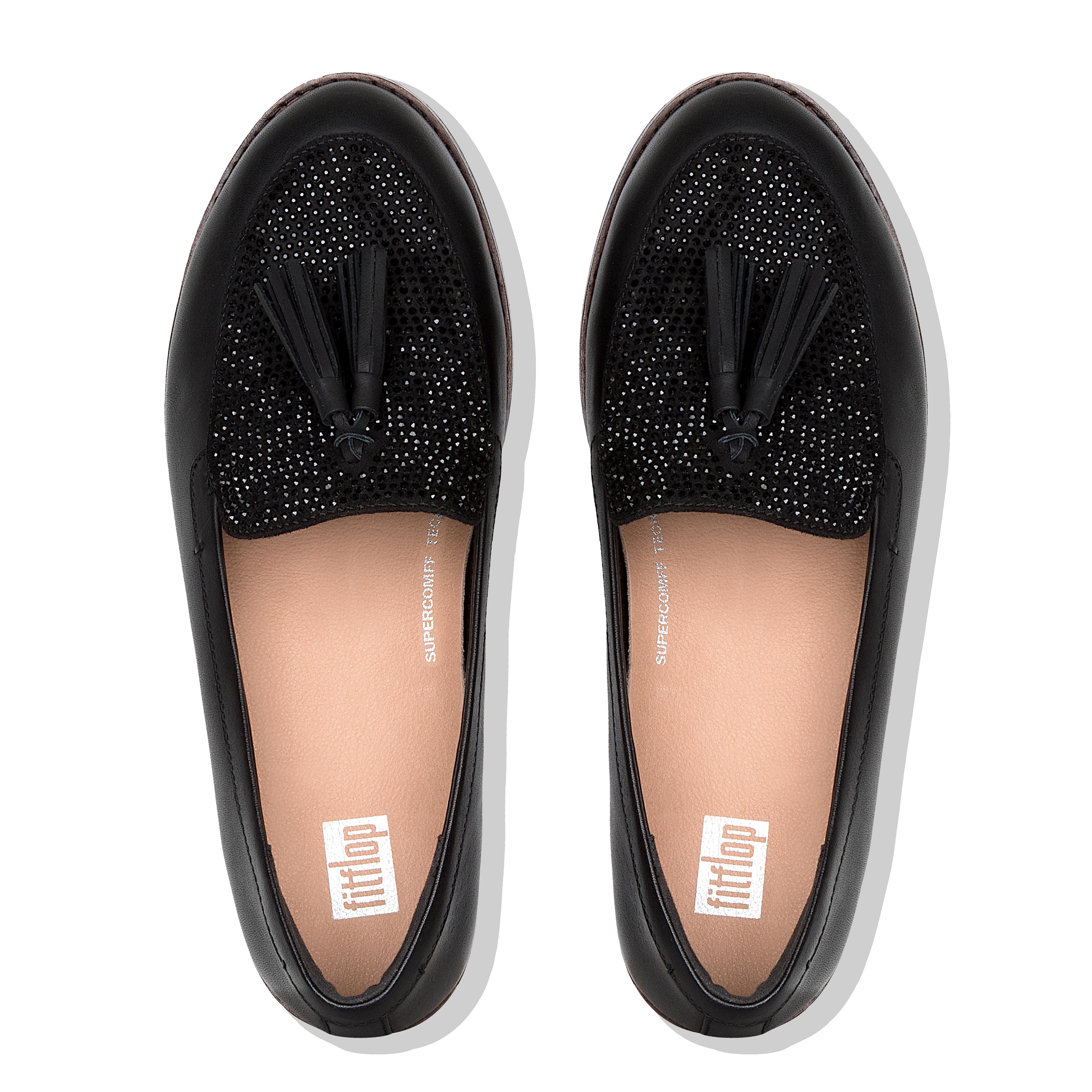 Petrina patent moccasin store loafers