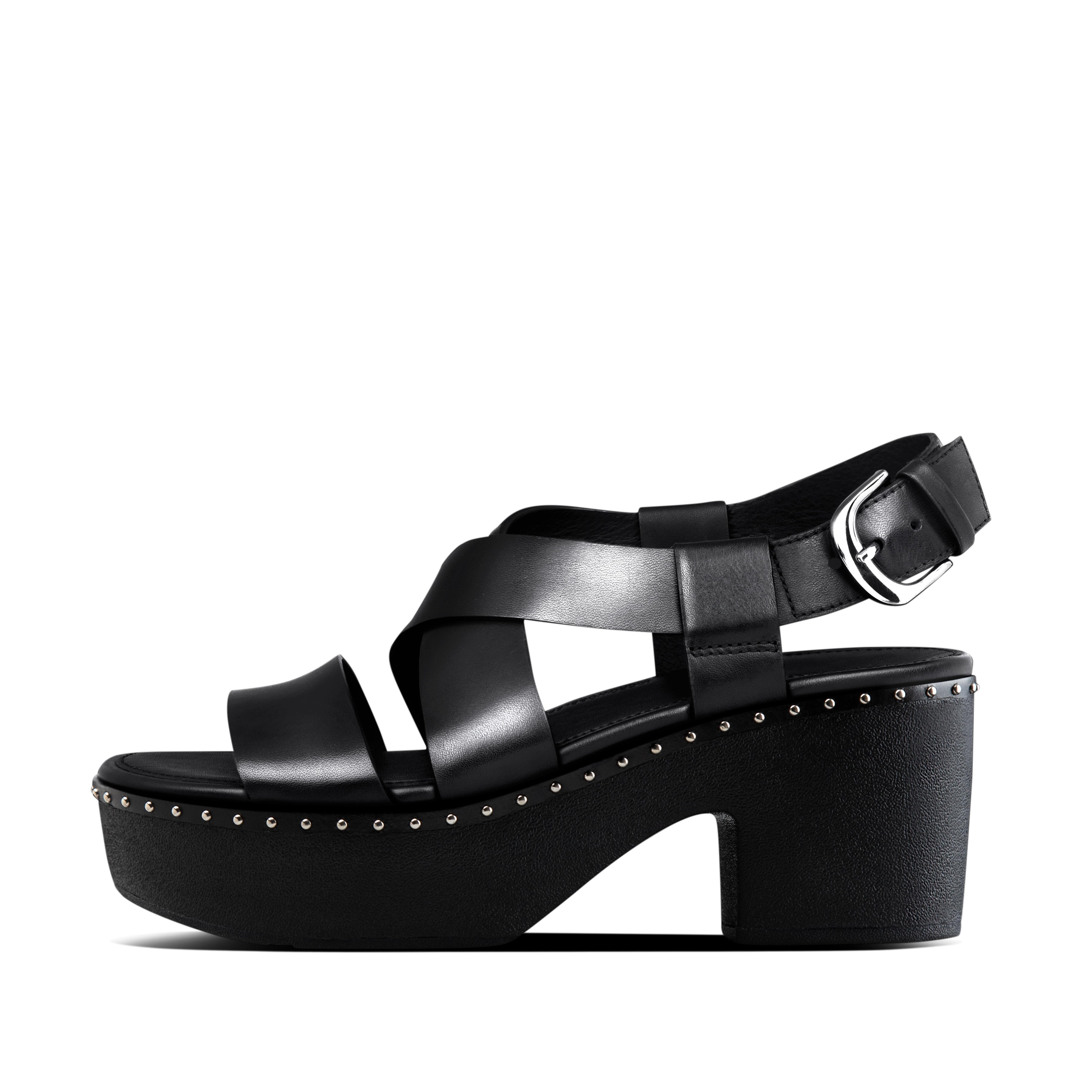 platform sandals with chunky heel