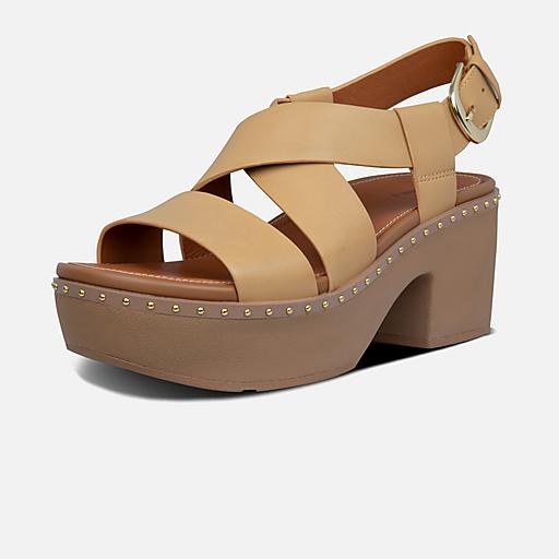 Women s Pilar Leather Platform Sandals FitFlop CA