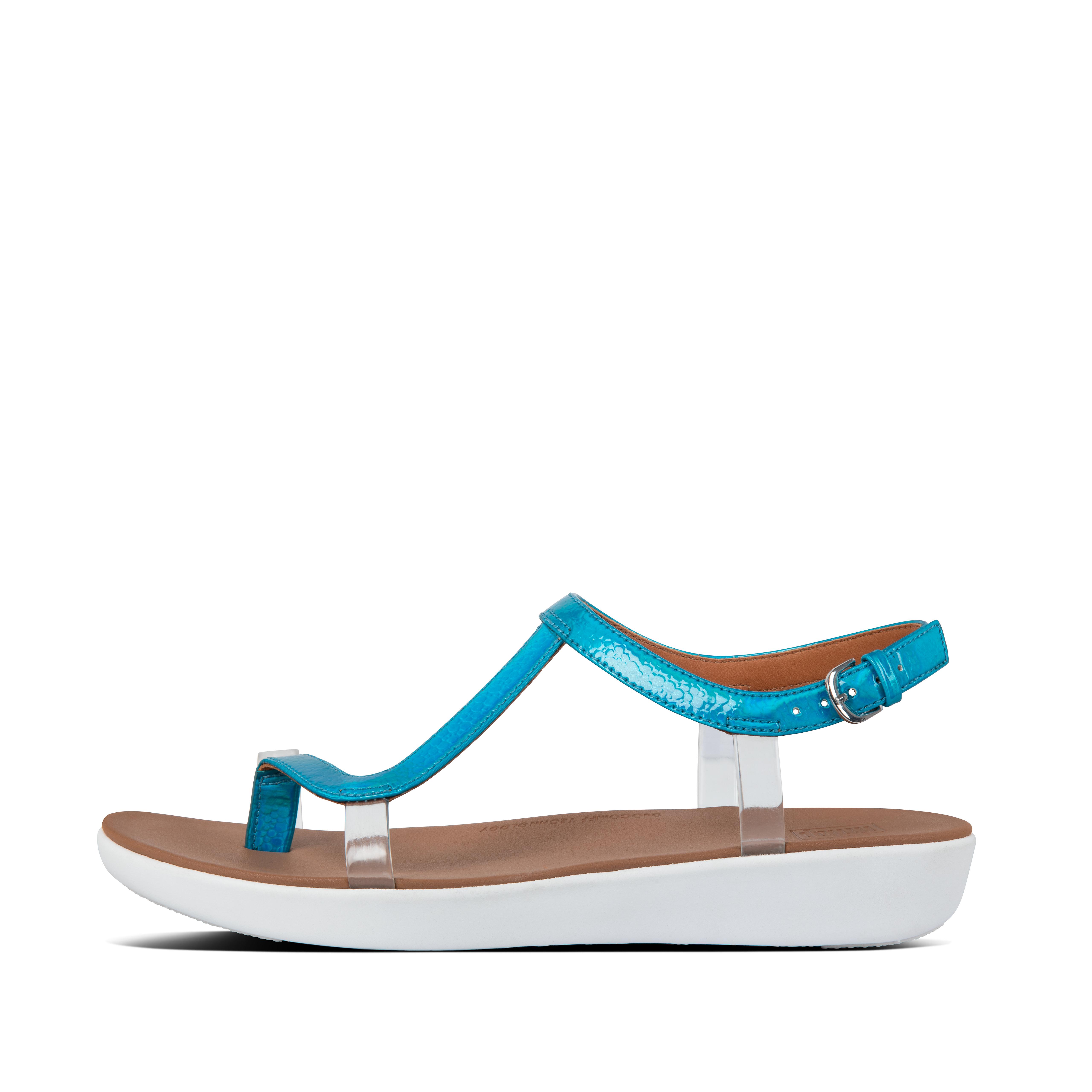 iridescent flip flops