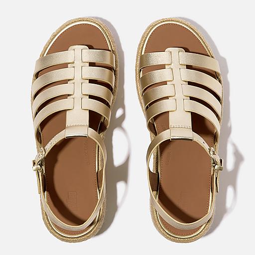 Women's Platfform Leather Back-Strap-Sandals | FitFlop US