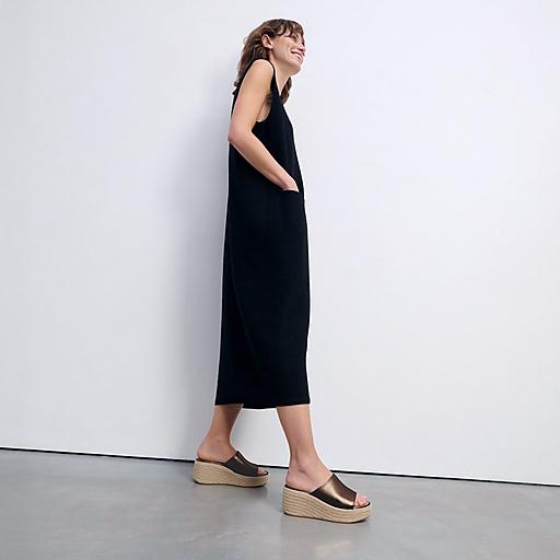Women's Platfform Espadrille Leather Slides | FitFlop US