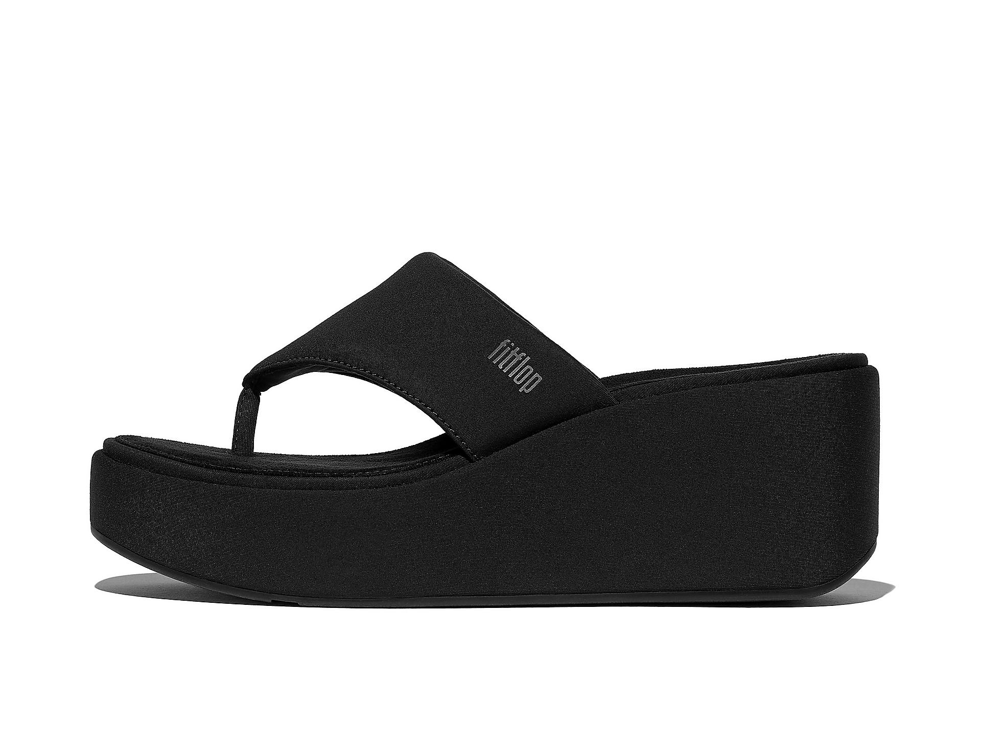 PLATFFORMS Wedge Toe-Post Sandals
