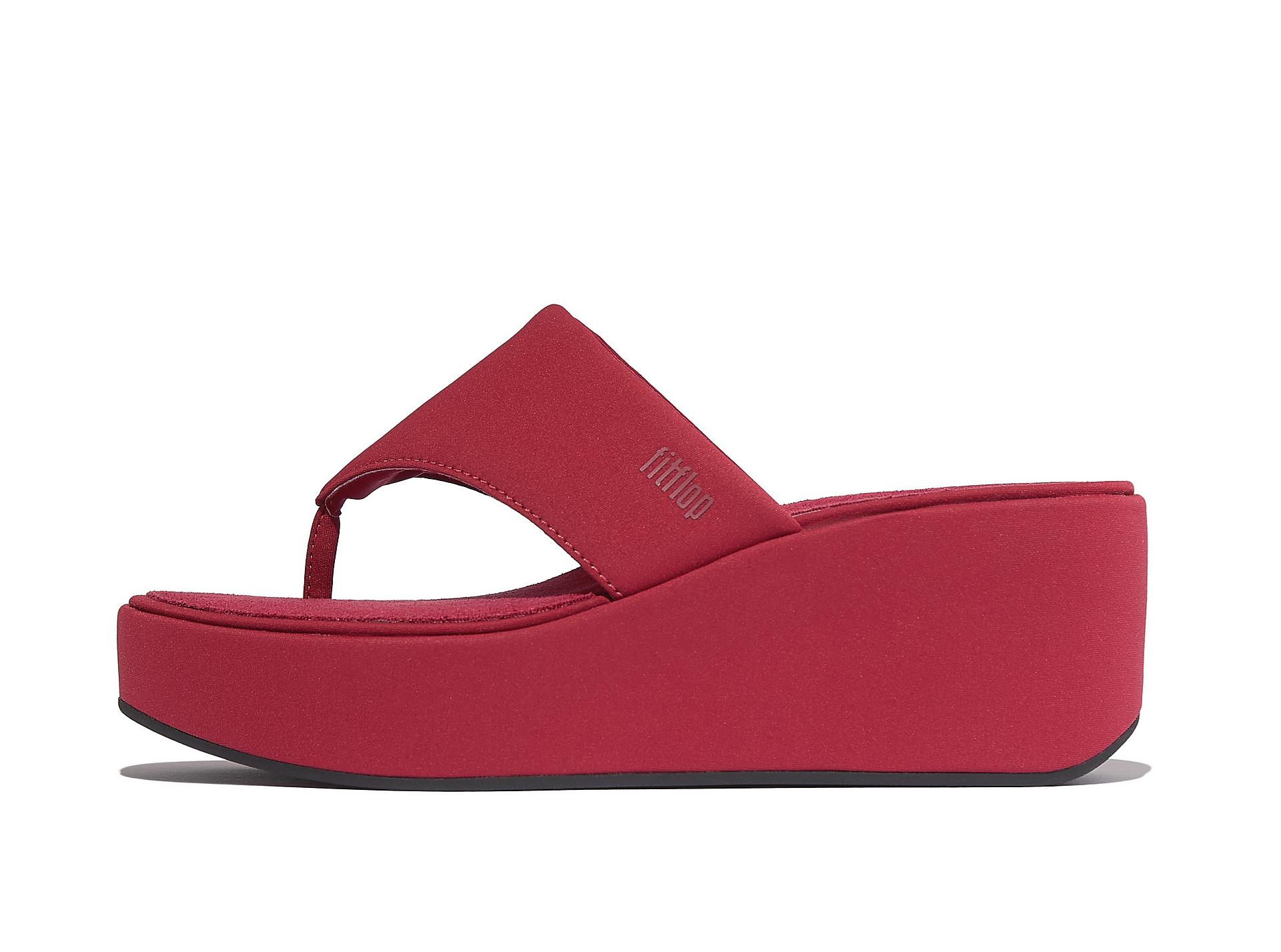 PLATFFORMS Wedge Toe-Post Sandals