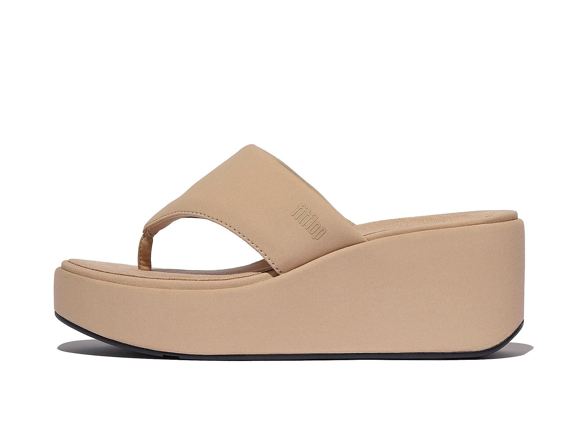 PLATFFORMS Wedge Toe-Post Sandals