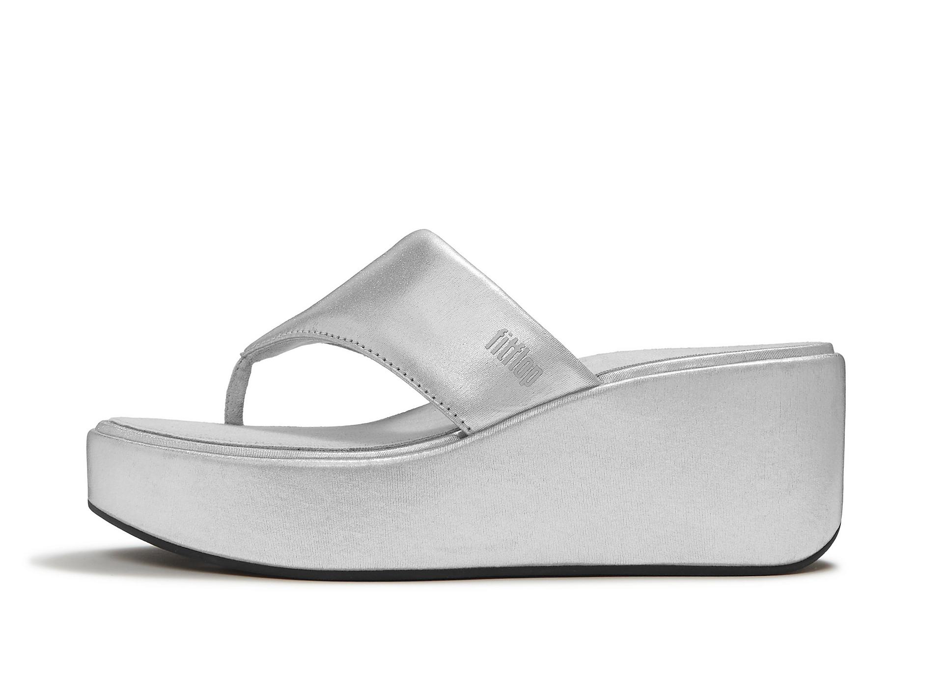 PLATFFORMS Wedge Toe-Post Sandals