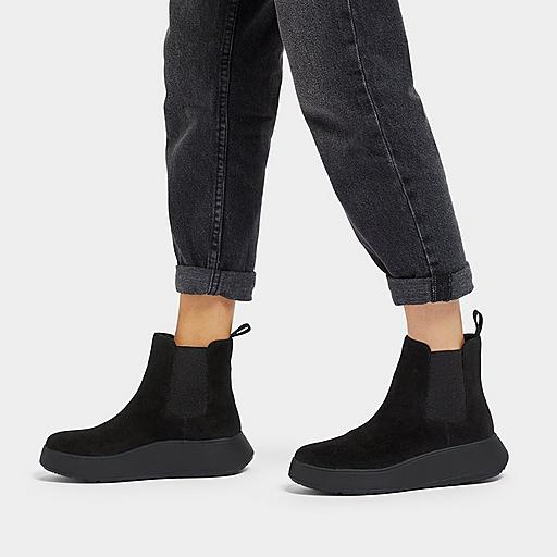 Flatform cheap chelsea boots