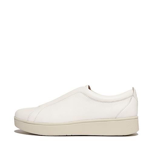 Leather slip on trainers on sale womens