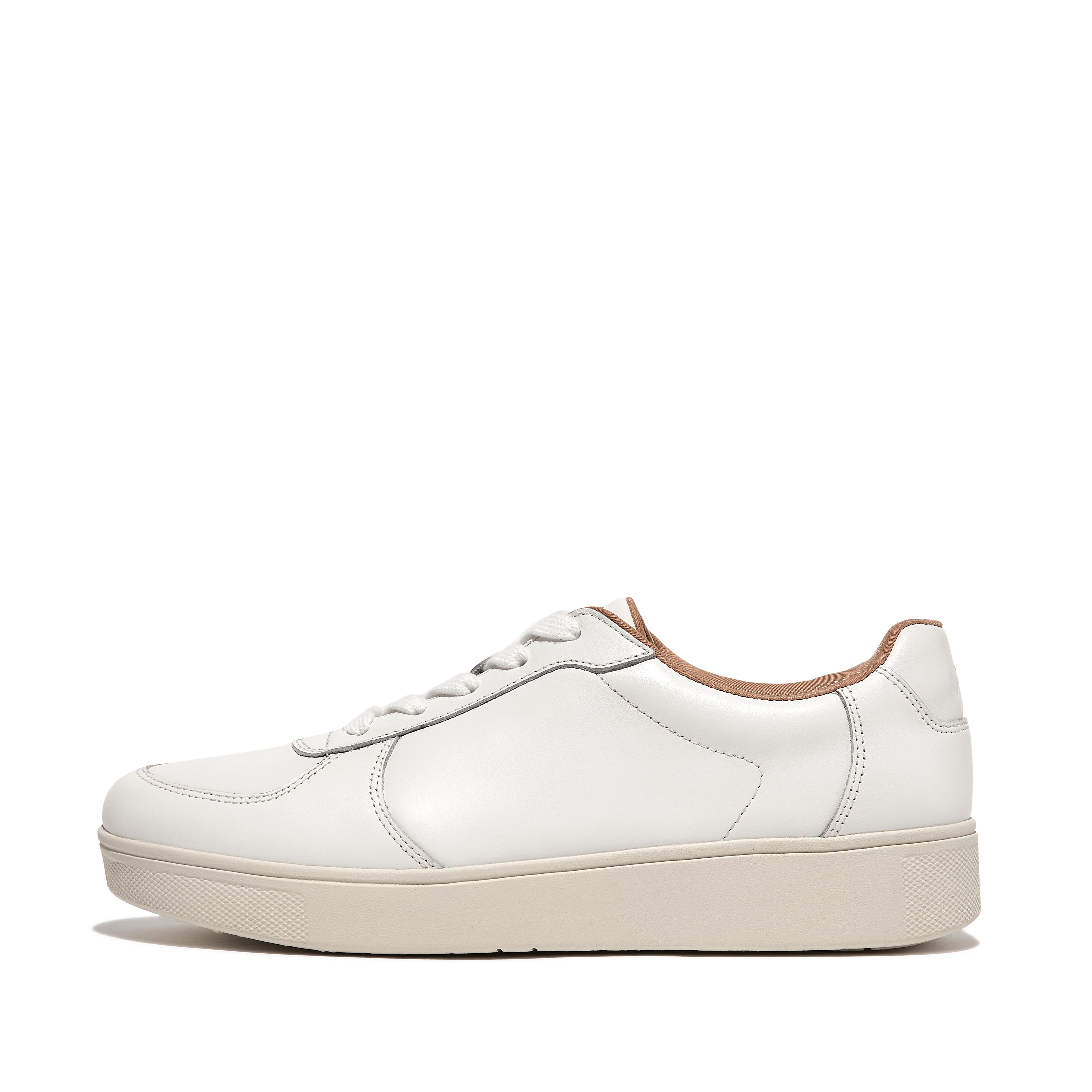 핏플랍 스니커즈 Fitflop Leather Panel Sneakers,Urban White
