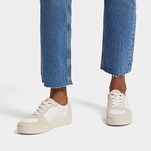 Women's Rally Suede-Leather Sneakers | FitFlop CA