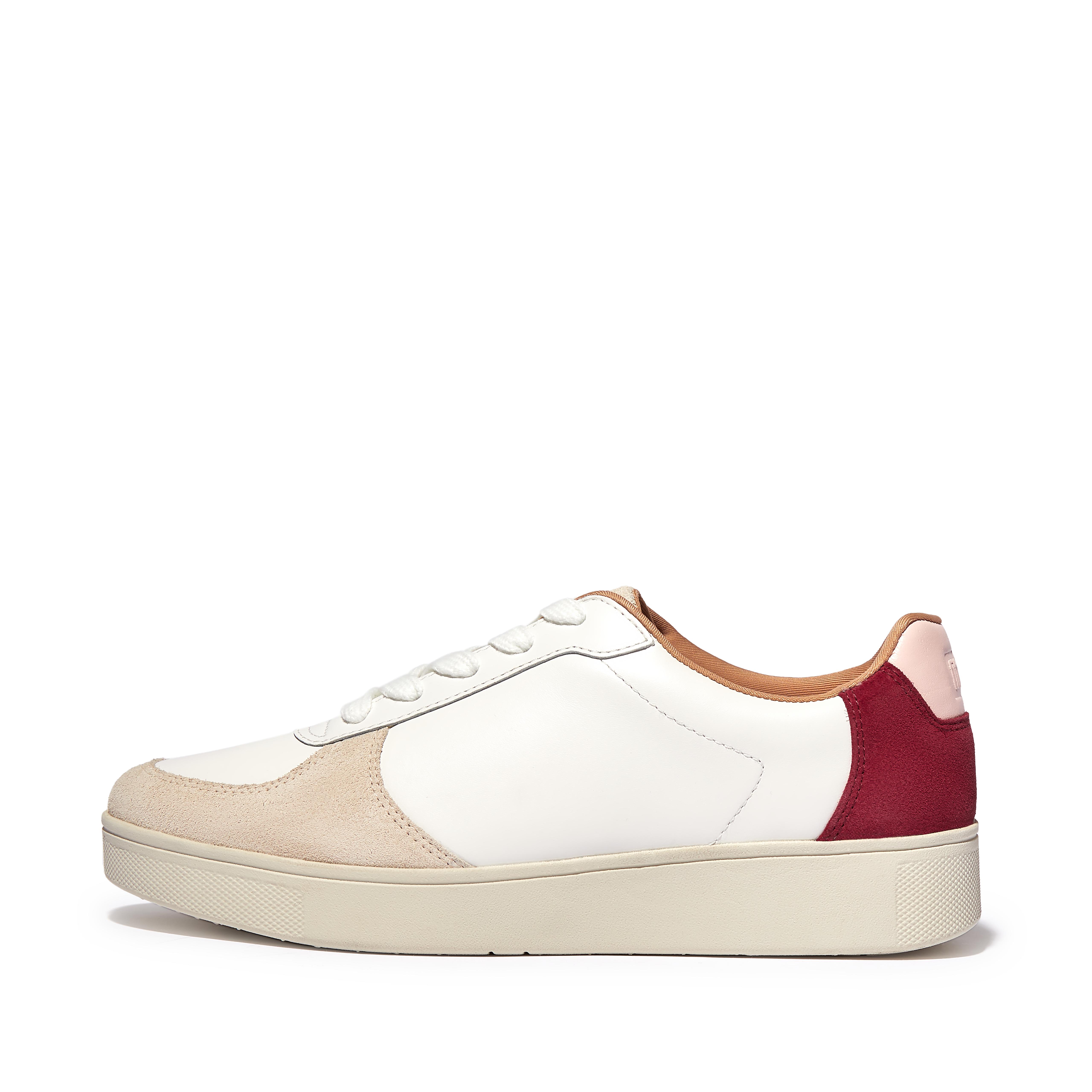 Women's Rally Leather & Suede Panel Sneakers | FitFlop US