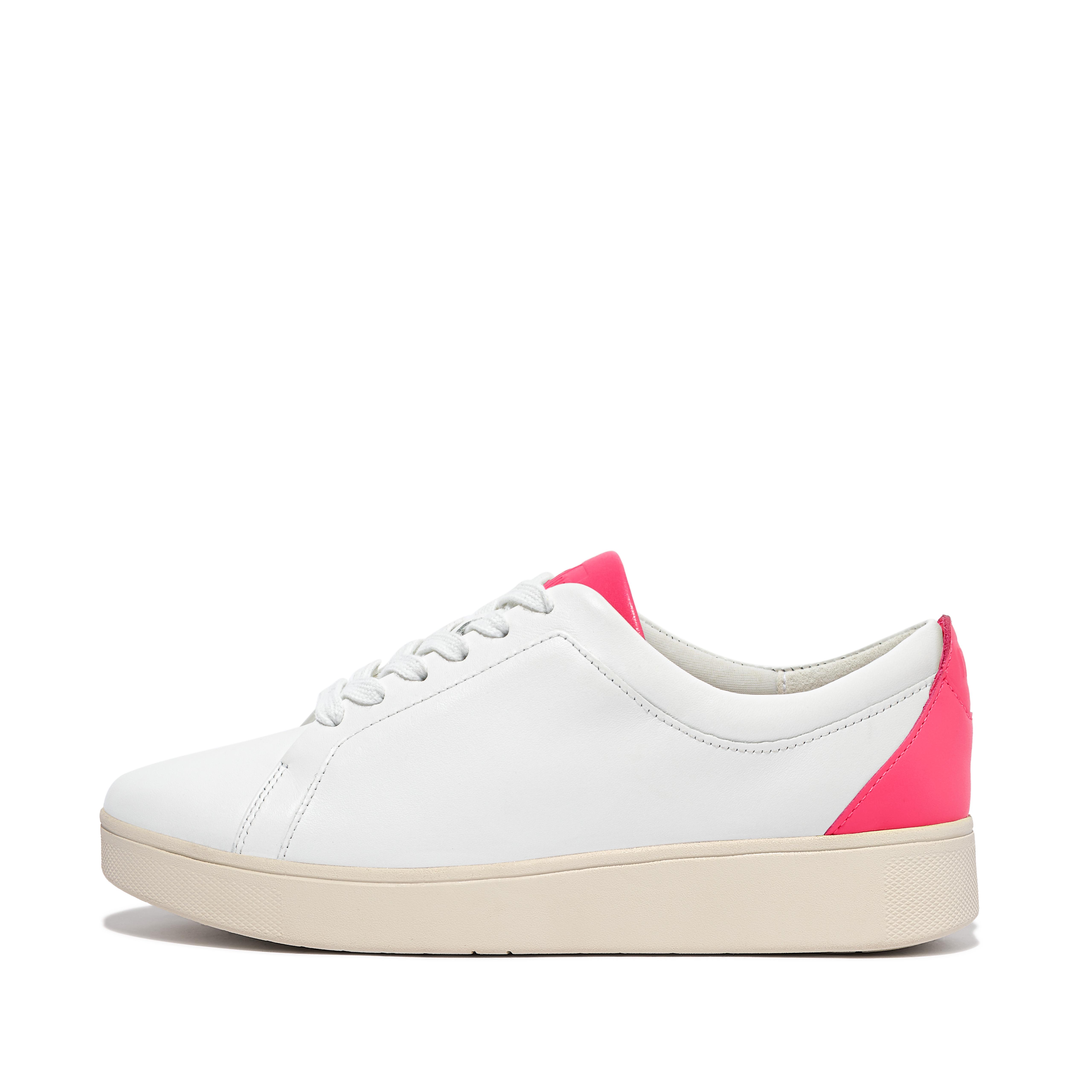 Fitflop Neon-Pop Leather Sneakers