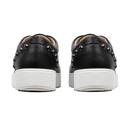 Fitflop rally best sale scallop leather sneakers